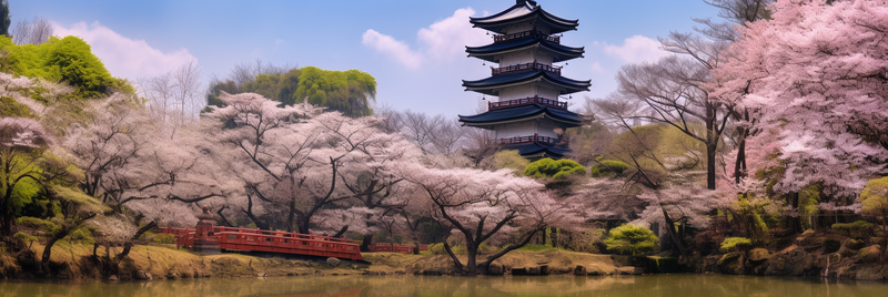 鼋头渚的浪漫樱花谷全景樱花林春绿,高清,摄影图,摄影图片,图片大全,摄影图免费下载